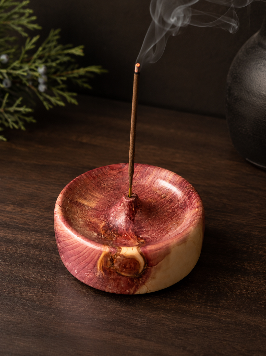 Eastern Red Cedar Incense Burner