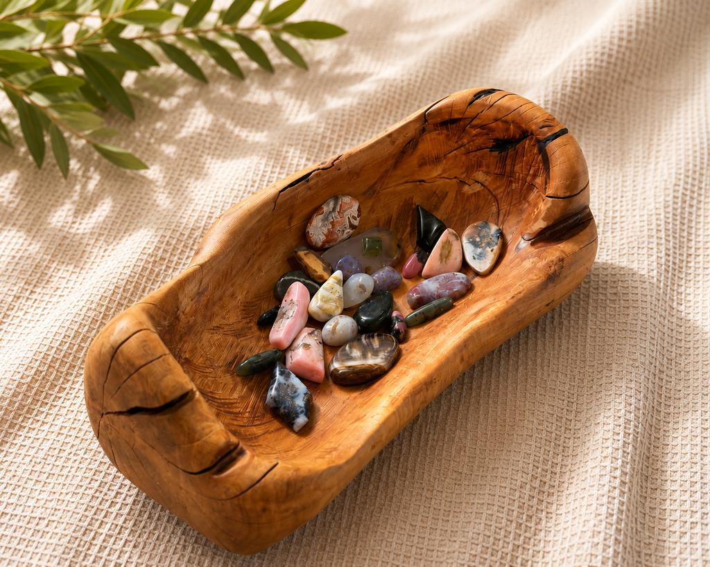 Live Edge Rustic Hardwood Display Bowl (medium)
